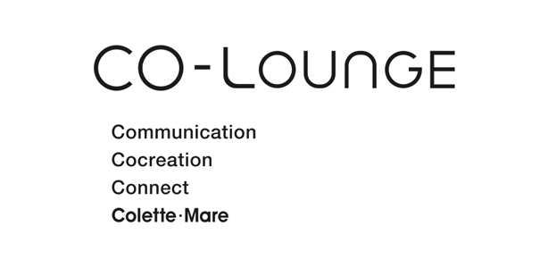 「CO-LOUNGE」のネーミングには、「コミュニケーションが生まれ、繋がりができ、創造性豊かになるコレットマーレの休憩室」という意味を込めており communication、cocreation、connect、Colette・Mareの頭文字「CO」に由来しております。